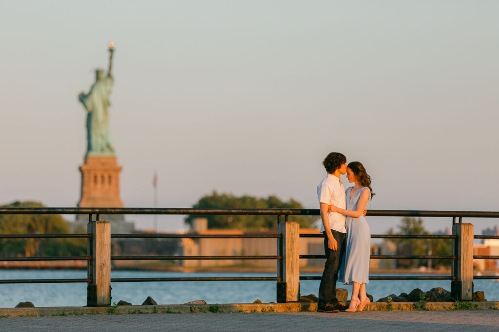 Liberty State Park is one of the places to elope in NYC for the best views.