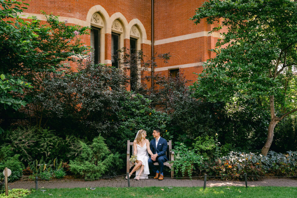 Wedding ceremony in Jefferson Market