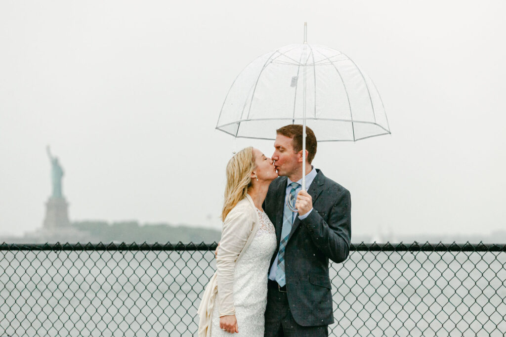 Governors Island is one of the places to elope in NYC for the best views.