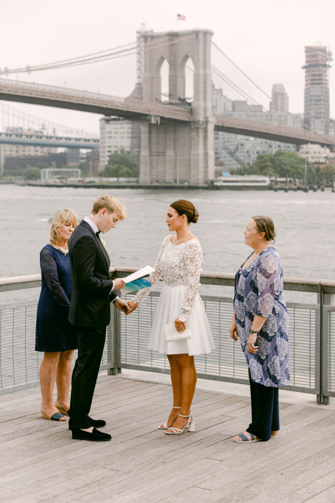 Pier 17 is one of the places to elope in NYC with the best views.