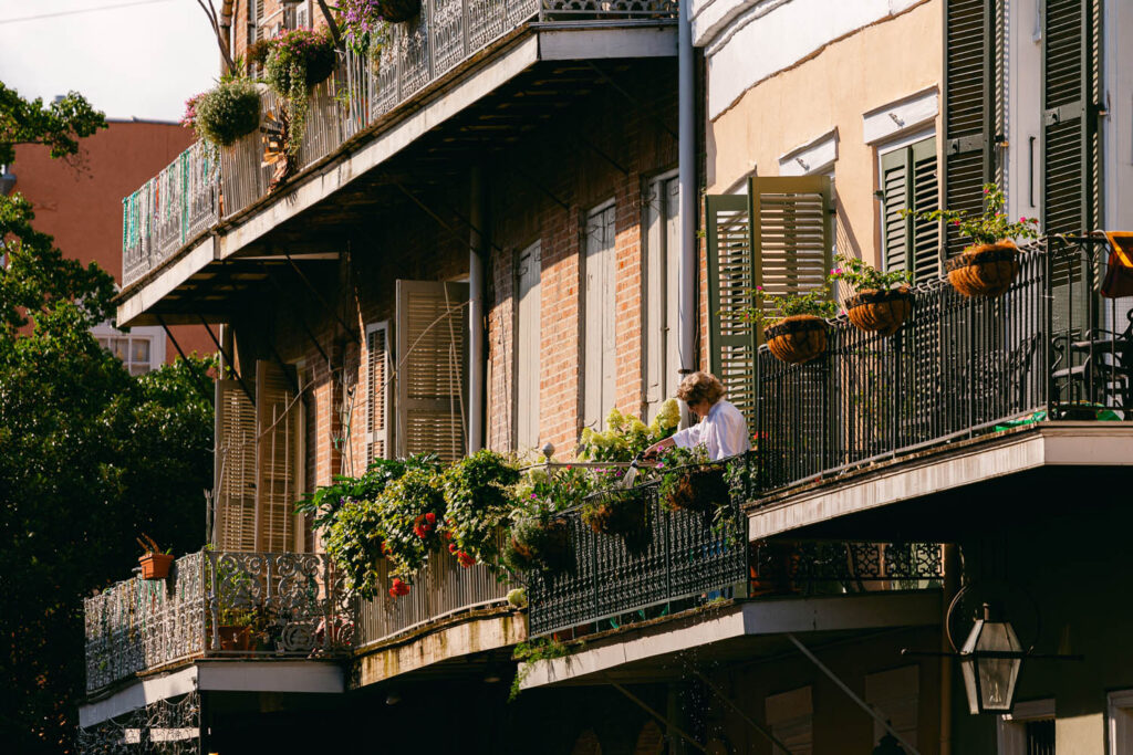 New Orleans balconies French Quarter